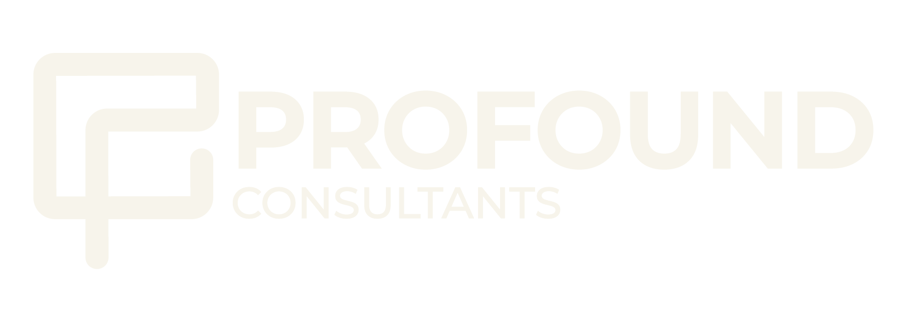 Profound Consultants - Logo en Tekst - Filled - Secundair