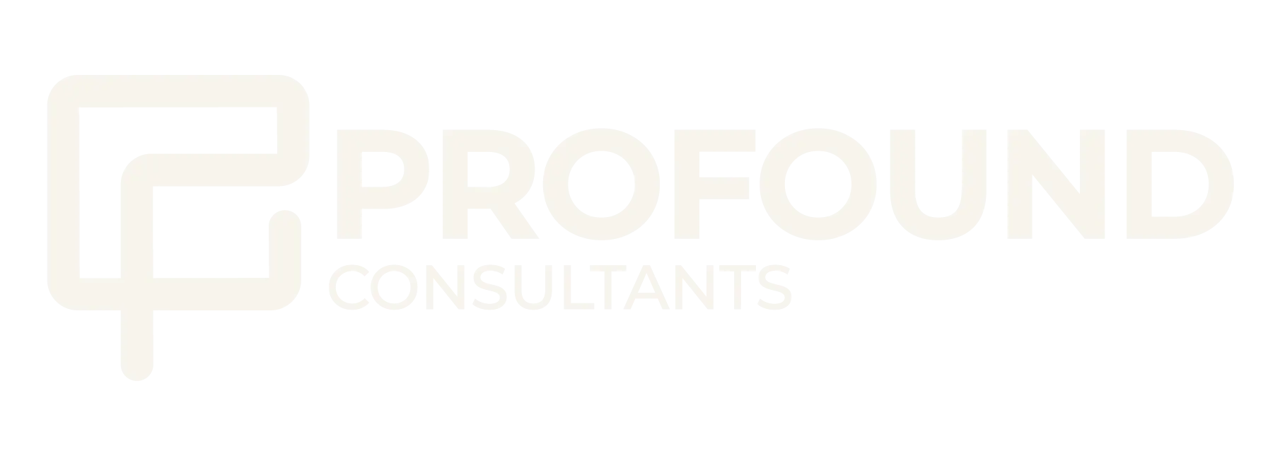 Profound Consultants - Logo en Tekst - Filled - Secundair
